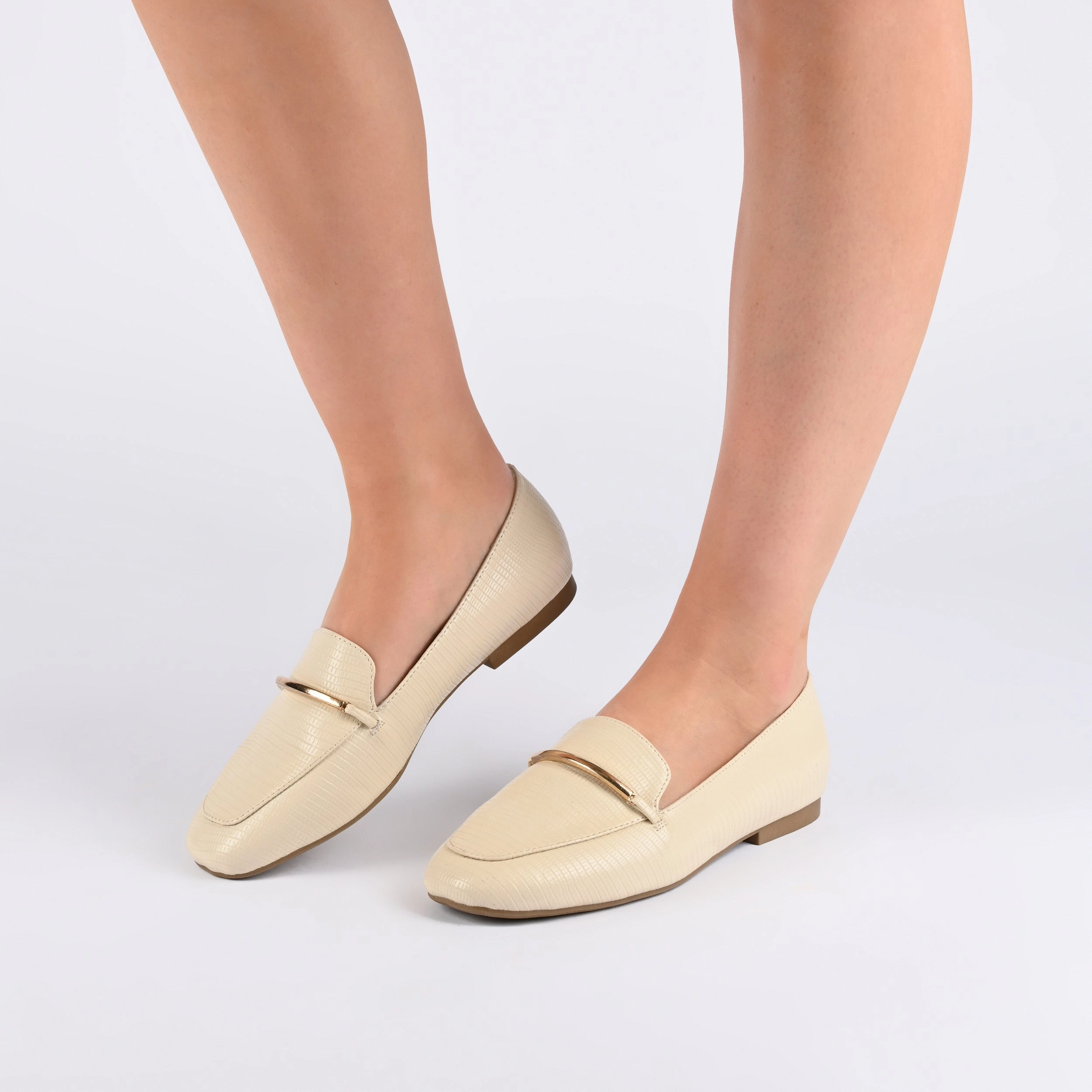 All Day WRENN VEGAN LEATHER LOAFER FLATS IN WIDE On-The-Go