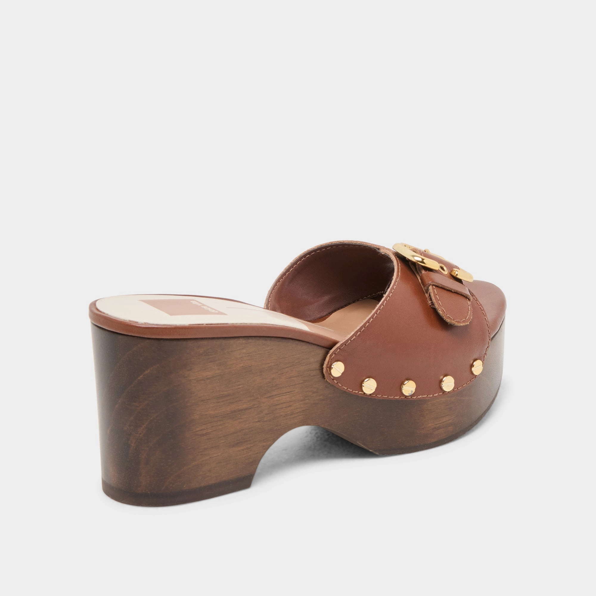 Luxury Fit YALAH HEELS BROWN LEATHER
