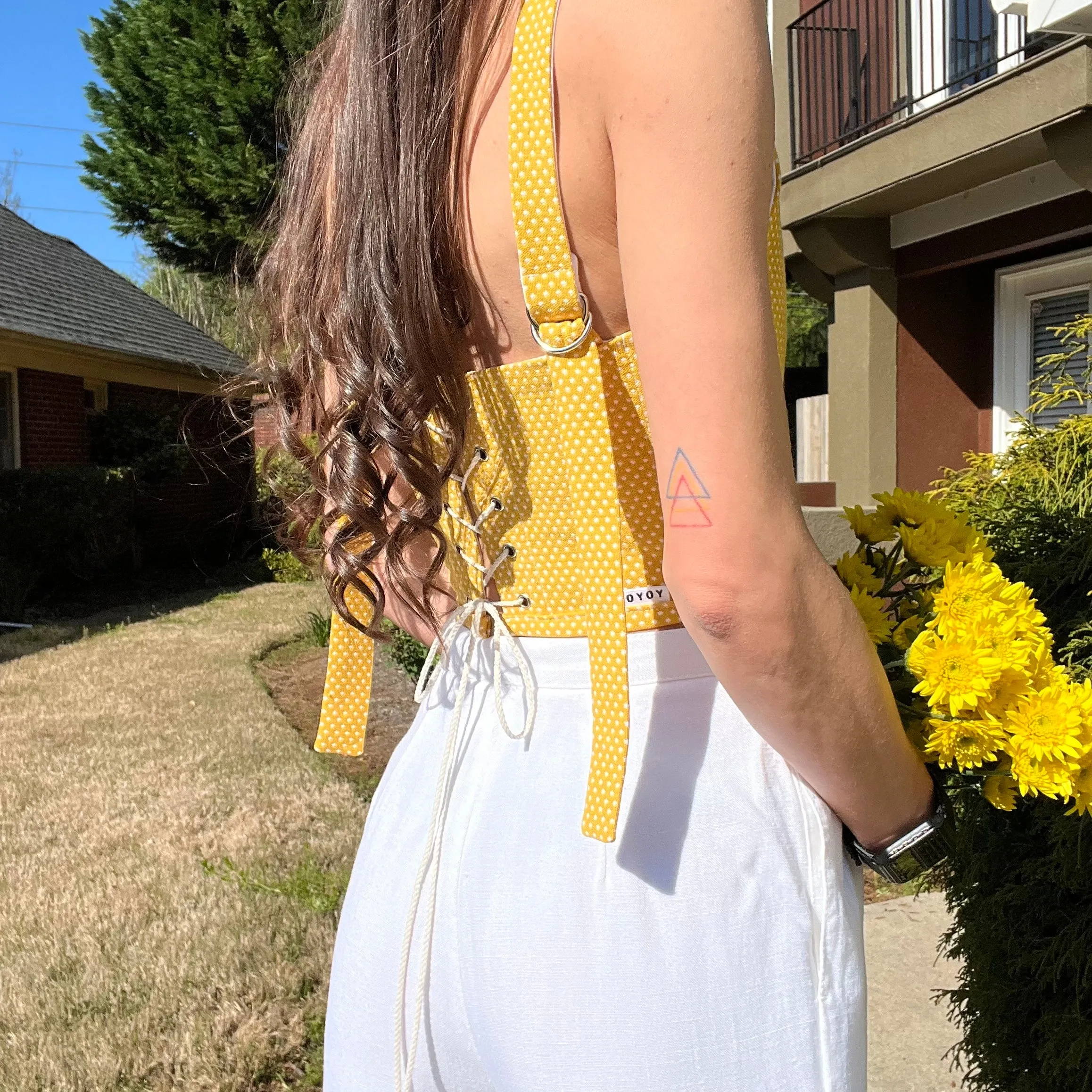 Yellow Sunflower Corset V2