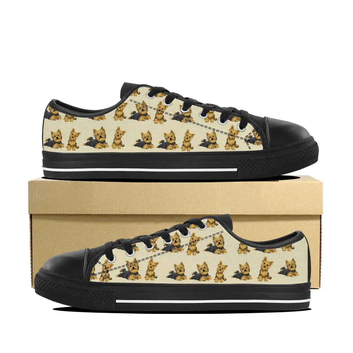 YORKIE KIDS CANVAS SHOES