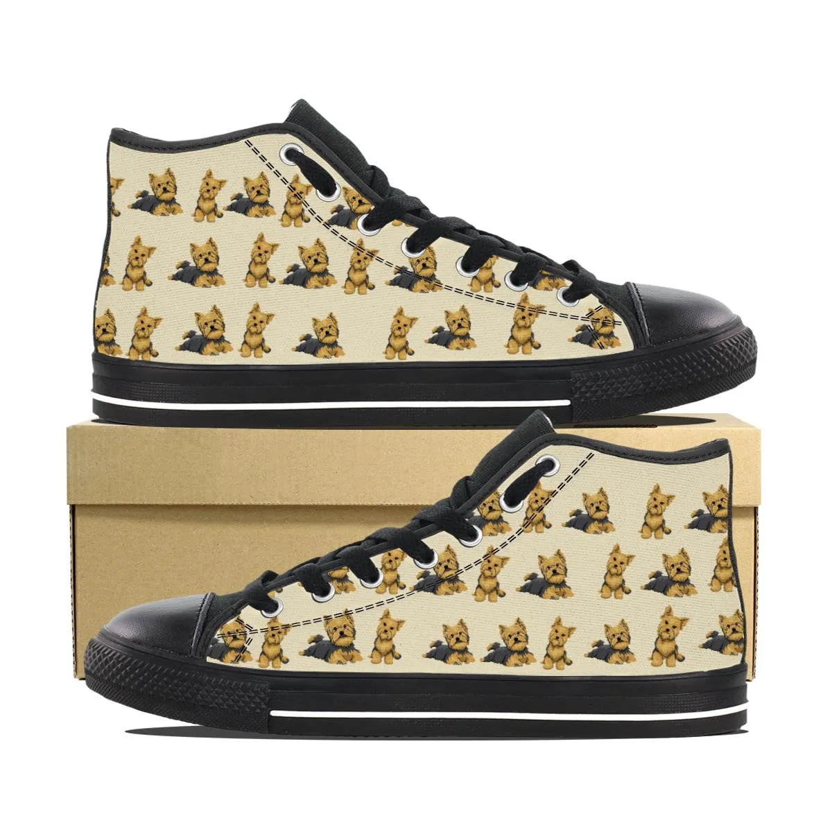 YORKIE KIDS CANVAS SHOES