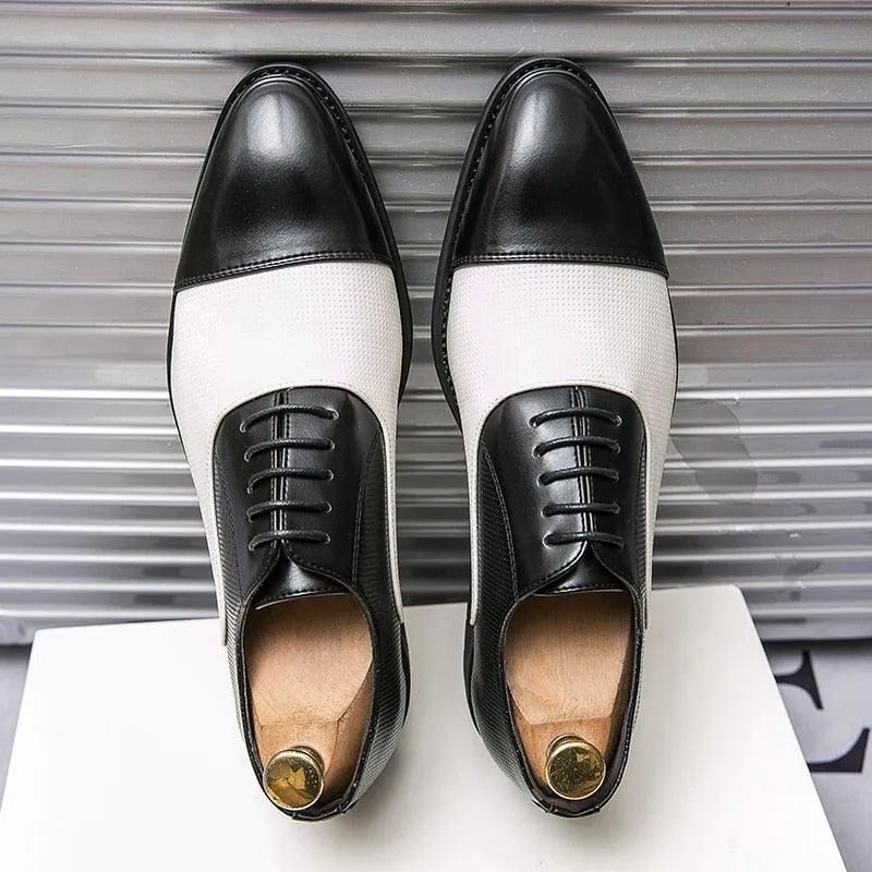 YRL Men's Multi Color Pantent Leather Oxfords