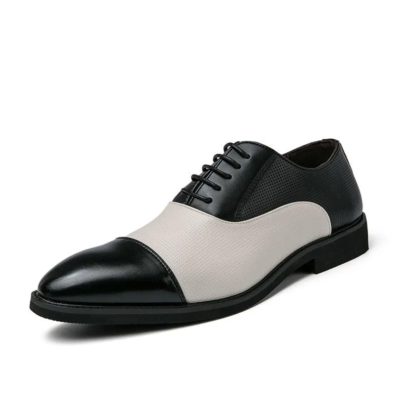 YRL Men's Multi Color Pantent Leather Oxfords