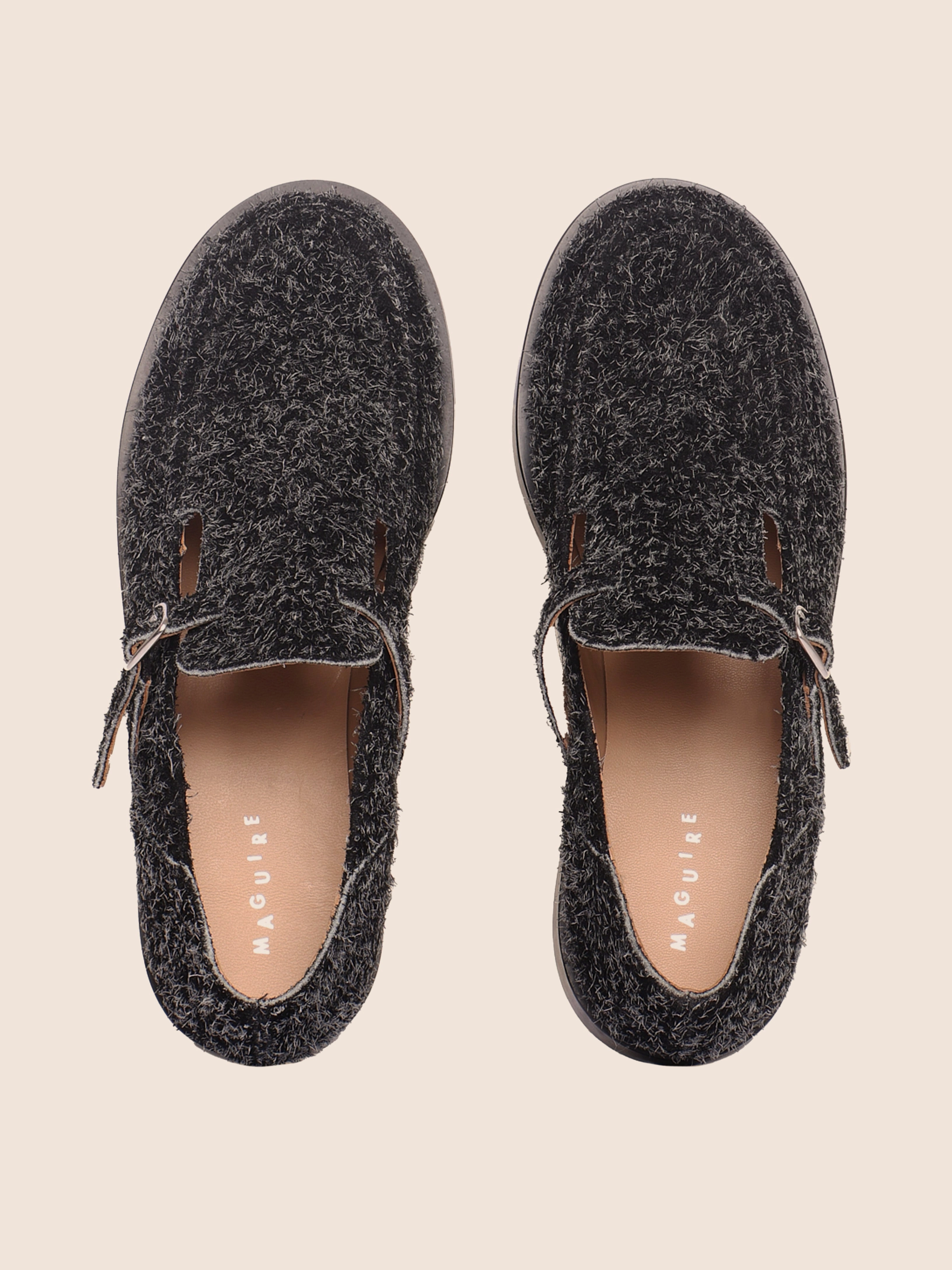 Ribbon Bow Zafra Black Flat