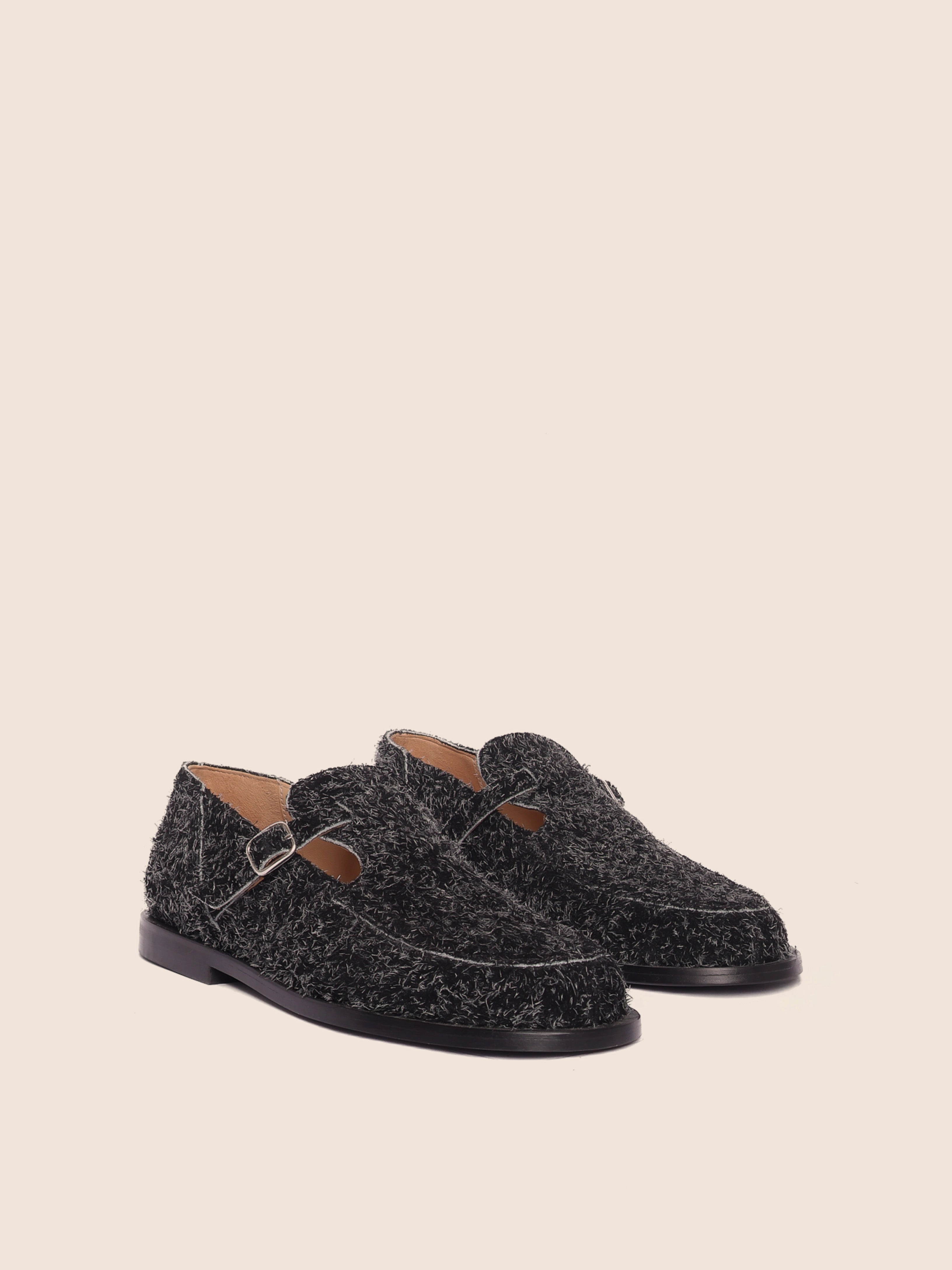Zafra Black Flat Desert Light Comfortable Soles