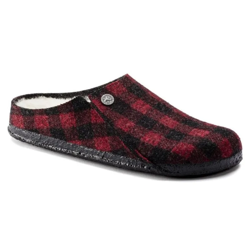 Zermatt Shearling Wool Felt Plaid