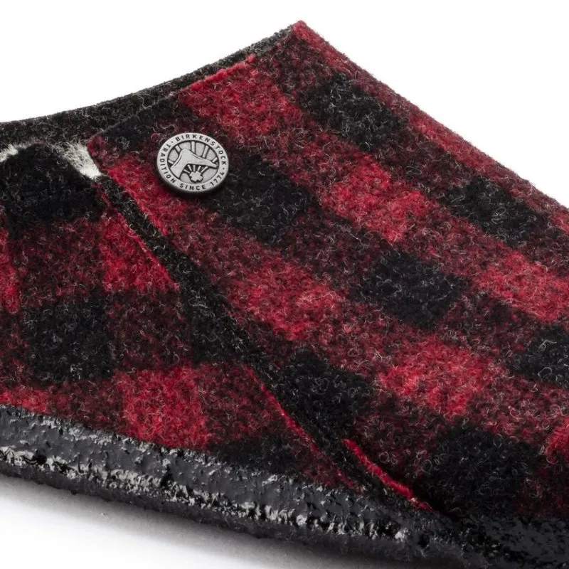 Zermatt Shearling Wool Felt Plaid