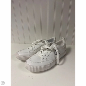 Shock Absorber Distinctive cushioning Shoes Sneakers By Calvin Klein In White, Size: 10