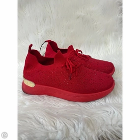 Fashionable Look Fit To Move Shoes Sneakers By Rouge In Red, Size: 11